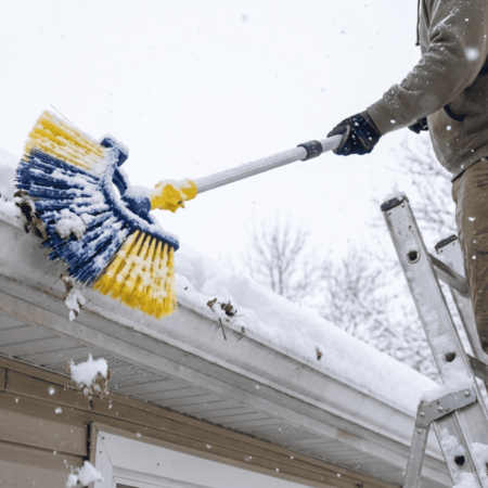  Hoek -en Dakgootborstel - Telescopisch 