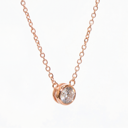 Roségouden Halsketting