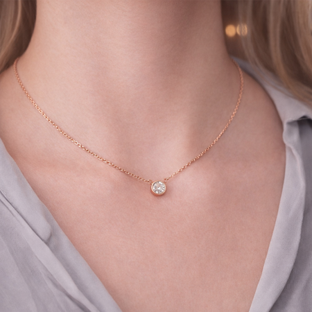Roségouden Halsketting