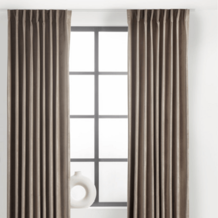 TWEEDE KANS Velvet Gordijnen - 150 x 250 cm - Ringen - Groen