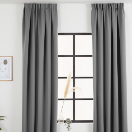 TWEEDE KANS - Verduisterende & Isolerende Gordijnen - 150 x 250 - Ringen - Zilver