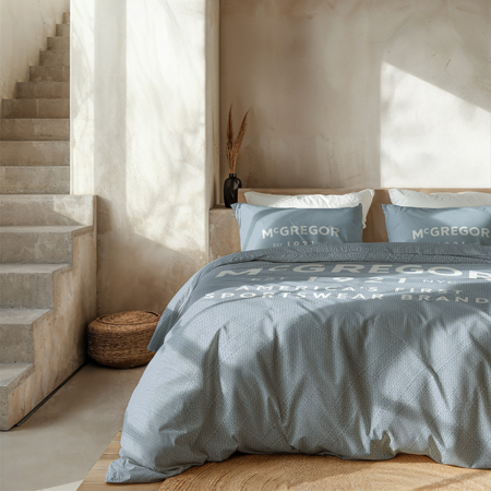 Dekbedovertrek McGregor Boston - Licht Blauw