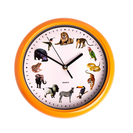 Klok met Dierengeluiden!