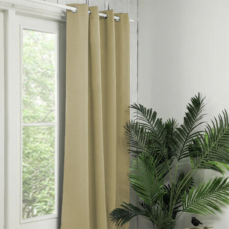 Verduisterende & Isolerende Gordijnen 150 of 300 cm - Ringen  - Beige