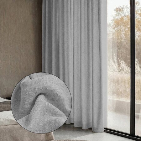 Gordijnen Met Linnen Look 150/300 cm - Haken Of Ringen