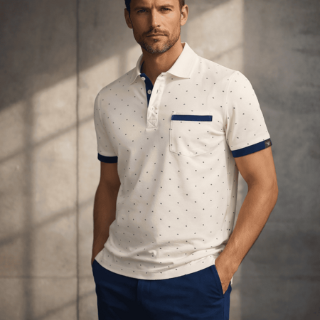 2-PACK  Polo's met Print  