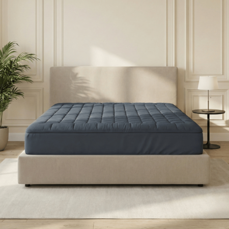 Wasbare Topper & Hoeslaken in 1 – Antraciet