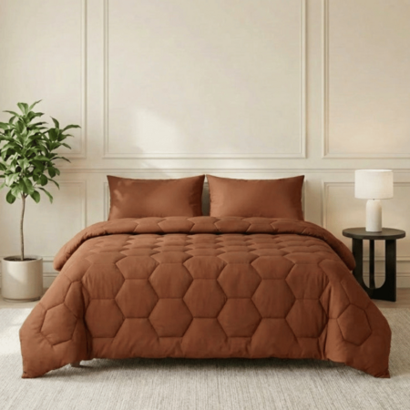 Easy Dekbed Zonder Overtrek - Mocha Mousse