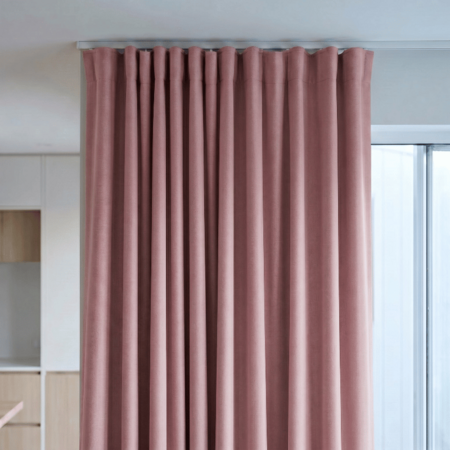 Verduisterende & Isolerende Gordijnen 150 of 300 cm - Haken  - Oud Roze