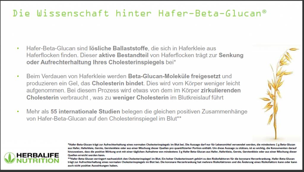 OatWell™  Hafer-Beta-Glucan – Herbalife Beta Heart®