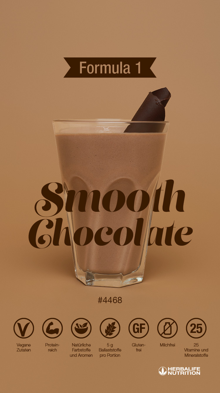 Herbalife Formula 1 sostituto del pasto – Cioccolato Delight - Ingredienti vegani