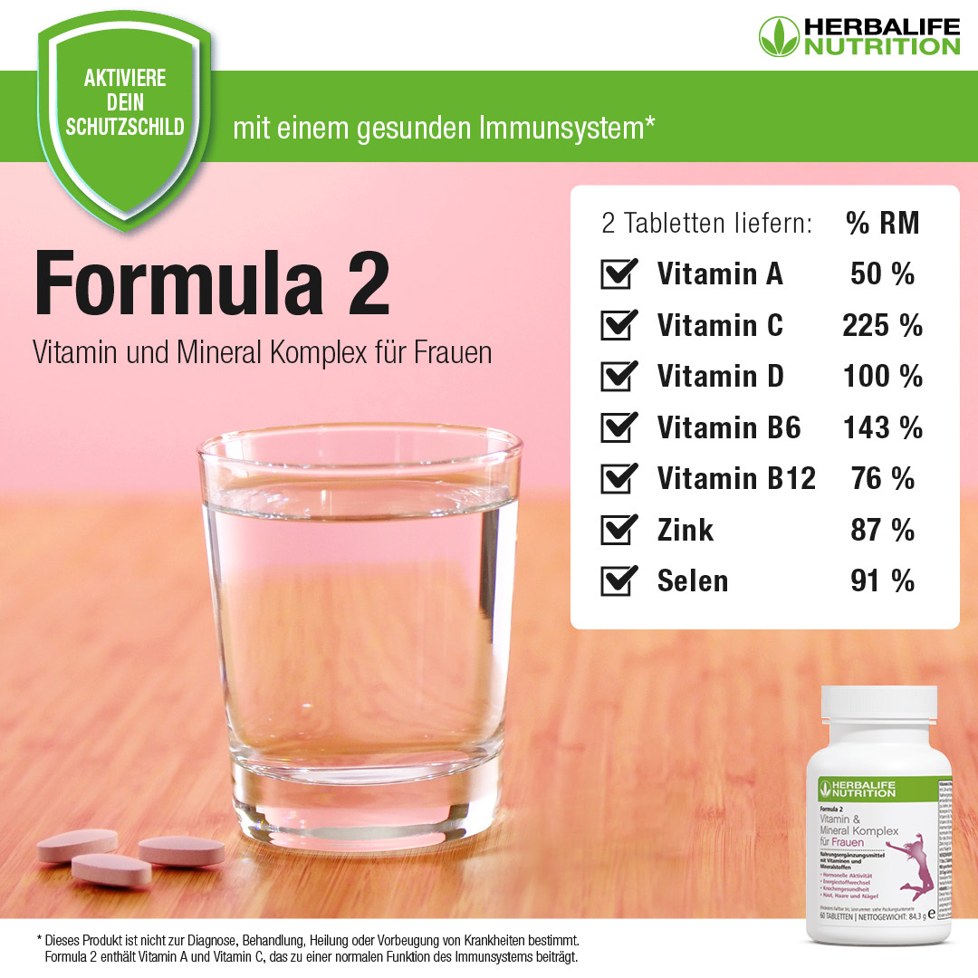 Vitamin & Mineral Complex Donna - Herbalife Formula 2