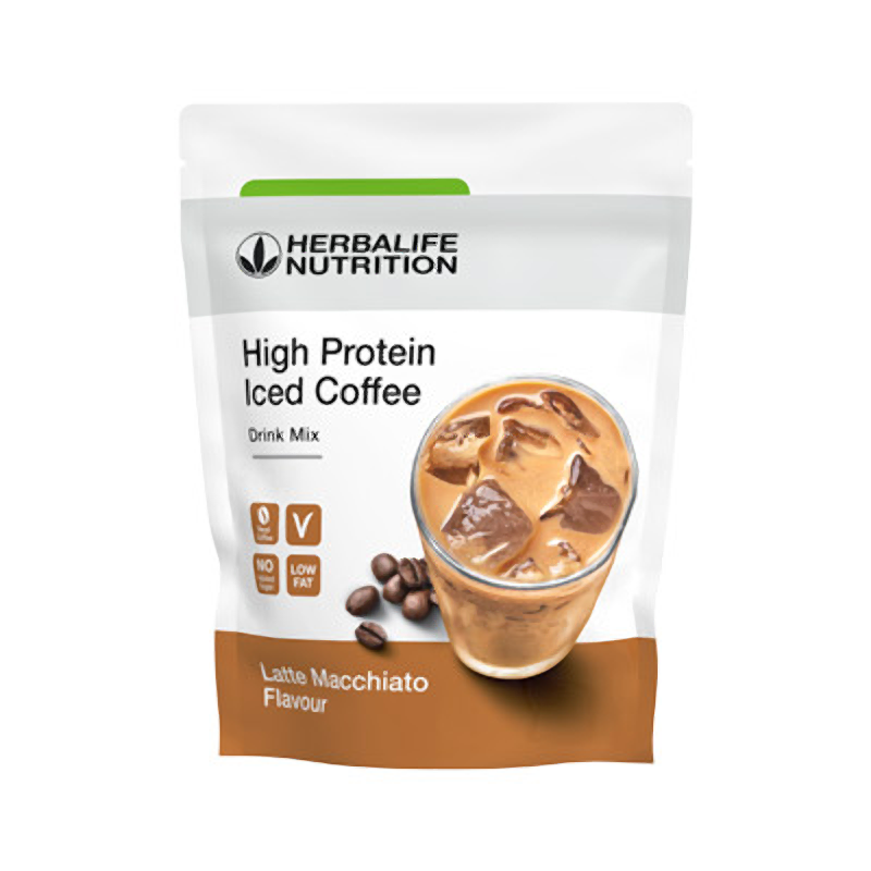 Herbalife High Protein Iced Coffee Latte Macchiato 308g Herbs4life 