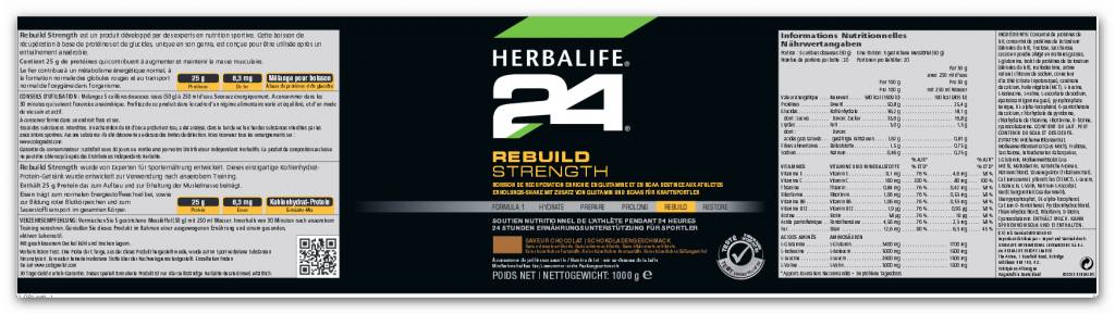 Herbalife 24 - Rebuild Strength - Schokoladengeschmack