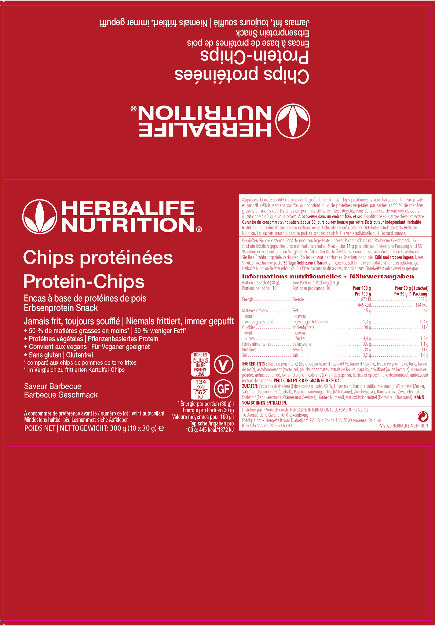 Herbalife - Protein Chips Barbacoa