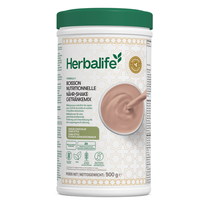 Herbalife Formula 1 sostituto del pasto - cioccolato stile dubai - Ingredienti vegani