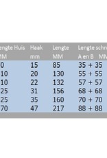 Niro Spannschloss Haken-Öse A4 - AISI 316, nach DIN 1480