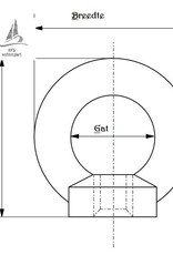 Niro Ringmutter A4 -AISI 316