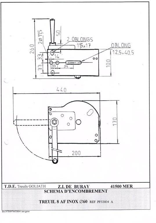 Goliath Niro Goliath Handwinde 8 AFID – max. Hubkraft 270 kg