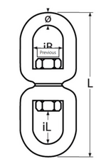 Niro Wirbel Auge-Auge A4 - AISI 316