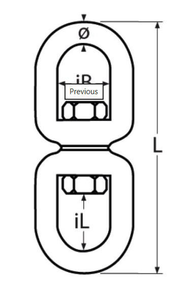 Niro Wirbel Auge-Auge A4 - AISI 316