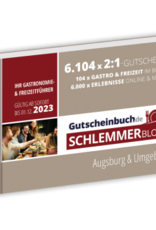 Schlemmerblock Augsburg & Umgebung 2023 - Gutscheinbuch 2023 -
