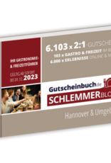 Schlemmerblock Hannover & Umgebung 2023 - Gutscheinbuch 2023 -