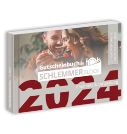 Schlemmerblock Chemnitz & Umgebung 2024 - Gutscheinbuch 2024 -