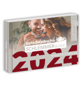 Schlemmerblock Ansbach & Umgebung 2024 - Gutscheinbuch 2024 -