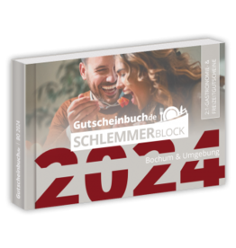 Schlemmerblock Bochum & Umgebung 2024 - Gutscheinbuch 2024 -