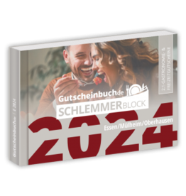 Schlemmerblock Essen/Mülheim/Oberhausen 2024 - Gutscheinbuch 2024 -