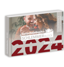 Schlemmerblock Koblenz & Umgebung 2024 - Gutscheinbuch 2024 -