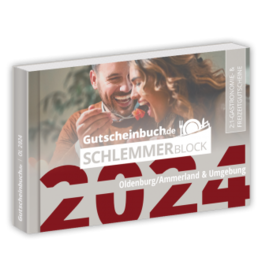 Schlemmerblock Oldenburg/Ammerland & Umgebung 2024 - Gutscheinbuch 2024 -