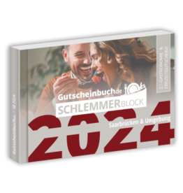 Schlemmerblock Saarbrücken & Umgebung 2024 - Gutscheinbuch 2024 -