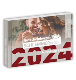 Schlemmerblock Recklinghausen & Umgebung 2024 - Gutscheinbuch 2024 -