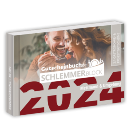 Schlemmerblock Mettmann & Umgebung 2024 - Gutscheinbuch 2024 -