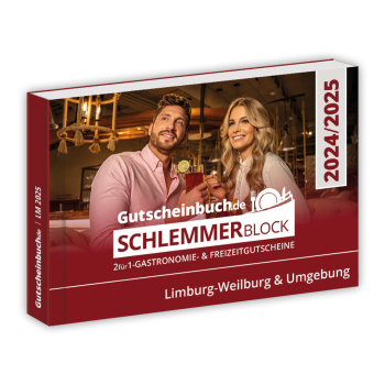 Schlemmerblock Limburg-Weilburg & Umgebung 2024/2025 - Gutscheinbuch 2024/2025 -