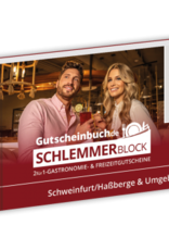 Schlemmerblock Schweinfurt/Haßberge & Umgebung 2024/2025 - Gutscheinbuch 2024/2025 -