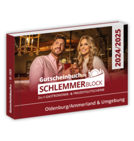 Schlemmerblock Oldenburg/Ammerland & Umgebung 2024/2025 - Gutscheinbuch 2024/2025 -