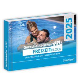 Freizeitblock Saarland 2025 - Gültig bis 01.12.2025 - Gutscheinbuch Schlemmerblock 2025 -