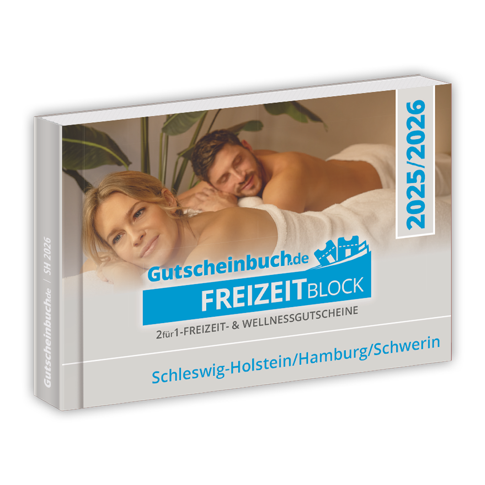 Freizeitblock Schleswig-Holstein/Hamburg/Schwerin 2025/2026 - Gültig bis 01.12.2026 - Gutscheinbuch Schlemmerblock 2025/2026 -