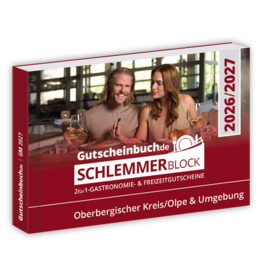 Schlemmerblock Oberbergischer Kreis/Olpe & Umgebung 2026/2027 - Gutscheinbuch 2026/2027 - Gültig bis 01.12.2027 -