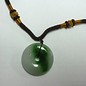 Kette mit chinesischer Jade-Münze (30x5mm)