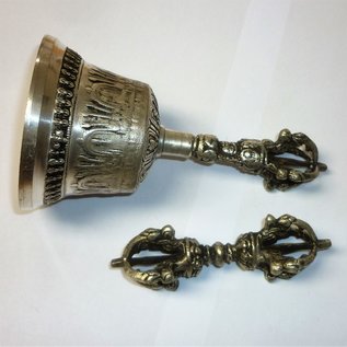 tibetan handbell with dorje set