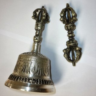 tibetan handbell with dorje set