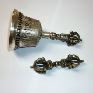 tibetan handbell with dorje set