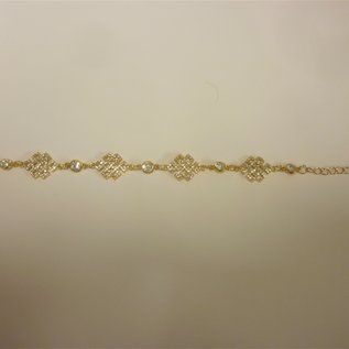 Bejeweled Mystic Knot Bracelet