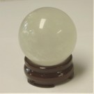 clear quartz crystal ball