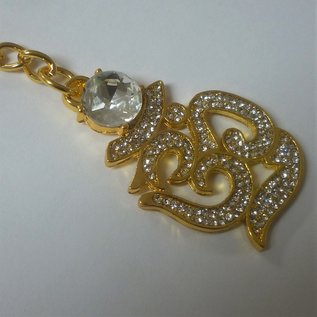 bejeweled OM keychain