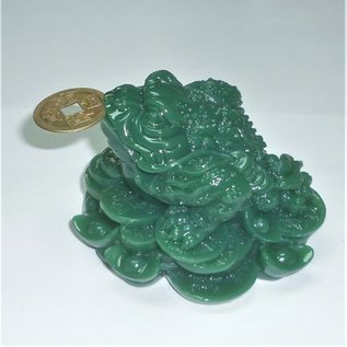money frog green jade 8x6 cm